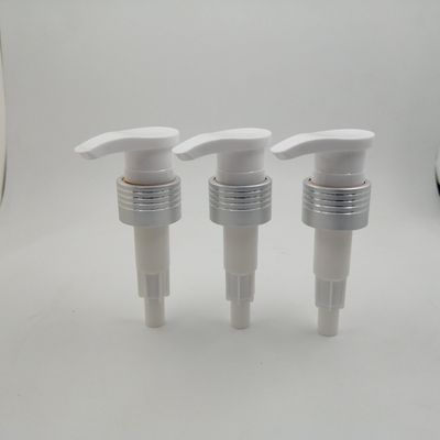 van de het Aluminiumlotion van 4cc 28mm de Vervanging van de de Flessenpomp met Zilveren Sluiting