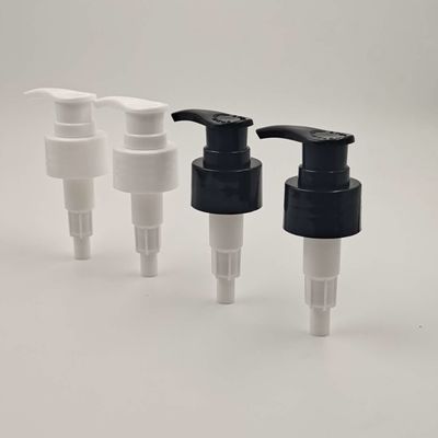 De zwart-witte Dosering van de de Flessenpomp 2cc van de Schroef Plastic 28/410mm Lotion