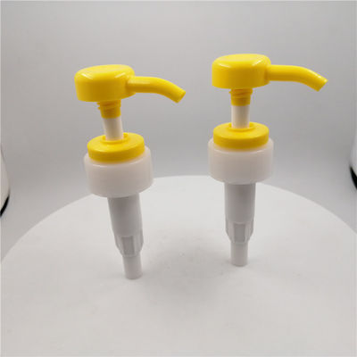 Gele Geribbelde Pomp Veilig voor kinderen Duurzame 33mm van de Sluitings4cc/t Lotion