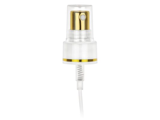18mm 1.4cc/T de Spuitbus van de Parfummist, de Kosmetische Gouden en Zilveren Sluiting van de Pompautomaat