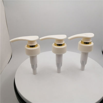 1.5cc Plastic de Flessenpomp van het schroefslot, 28mm Pomp GLB met Geribbelde Sluiting
