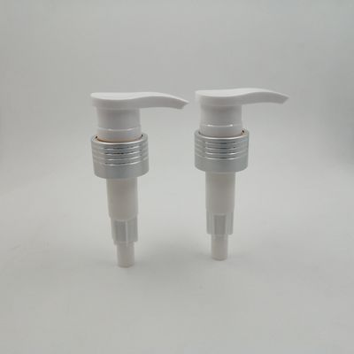van de het Aluminiumlotion van 4cc 28mm de Vervanging van de de Flessenpomp met Zilveren Sluiting