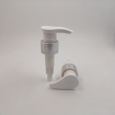 van de het Aluminiumlotion van 4cc 28mm de Vervanging van de de Flessenpomp met Zilveren Sluiting