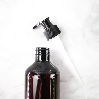 Fles van de het HUISDIEREN Plastic Shampoo van fabrikantenwholesale brown gray 300ml de Transparante Lege met Pomp GLB