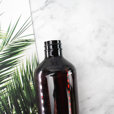 Fles van de het HUISDIEREN Plastic Shampoo van fabrikantenwholesale brown gray 300ml de Transparante Lege met Pomp GLB