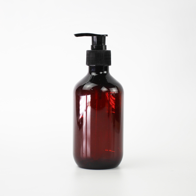 Fles van de het HUISDIEREN Plastic Shampoo van fabrikantenwholesale brown gray 300ml de Transparante Lege met Pomp GLB