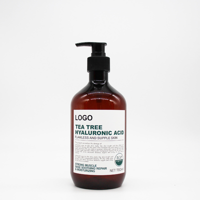 Fles van de het HUISDIEREN Plastic Shampoo van fabrikantenwholesale brown gray 500ml de Transparante Lege met Pomp GLB