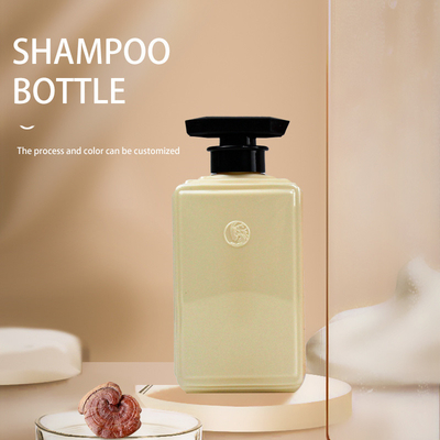 Fles van de de Lotionpomp van het druk500ml HUISDIER de Duidelijke Lege Vierkante voor Shampoo en Veredelingsmiddelflessen