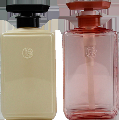 Fles van de de Lotionpomp van het druk500ml HUISDIER de Duidelijke Lege Vierkante voor Shampoo en Veredelingsmiddelflessen