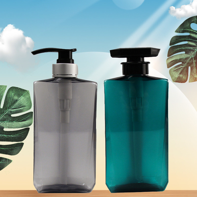 Fles van de de Lotionpomp van het druk250ml HUISDIER de Duidelijke Lege Vierkante voor Shampoo en Veredelingsmiddelflessen